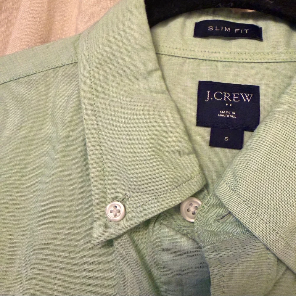 J. Crew Pastel Green Shirt
